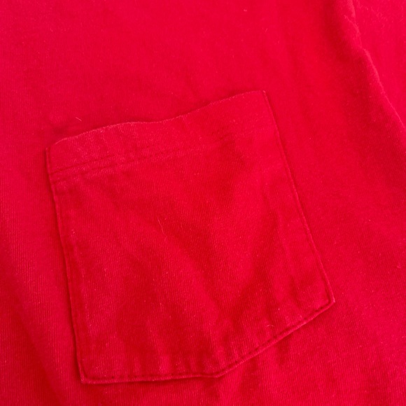 1990s Hanes Red Single Stitch Tee - Picture 4 of 5
